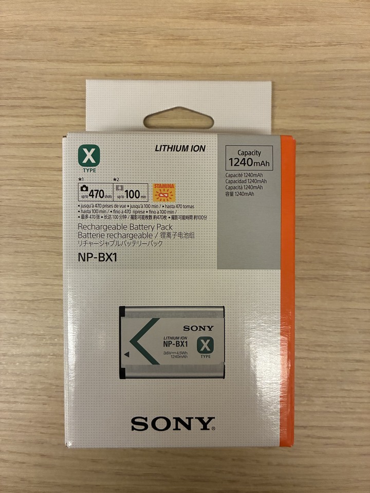 全新 Sony 原裝 相機電池 NP-BX1 RX100 ZV-1可用