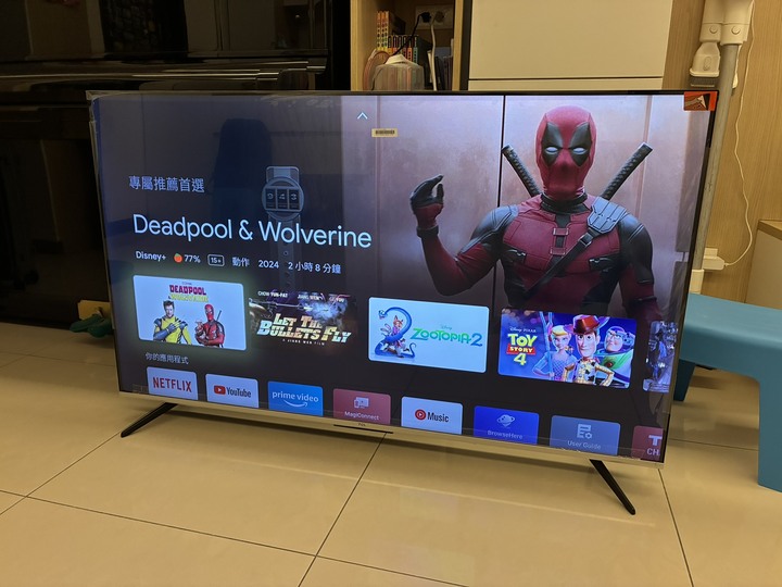 剛拆封的 TCL 55 吋 4K 量子聯網電視 55p737 交換電視 電腦螢幕 勿直接下標