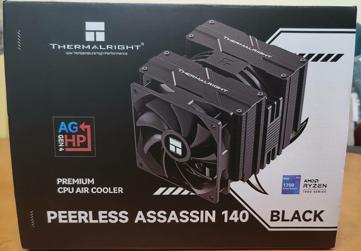 Thermalright利民 Peerless Assassin 140 奈米黑 6導管 雙塔雙風扇 散熱器 PA140