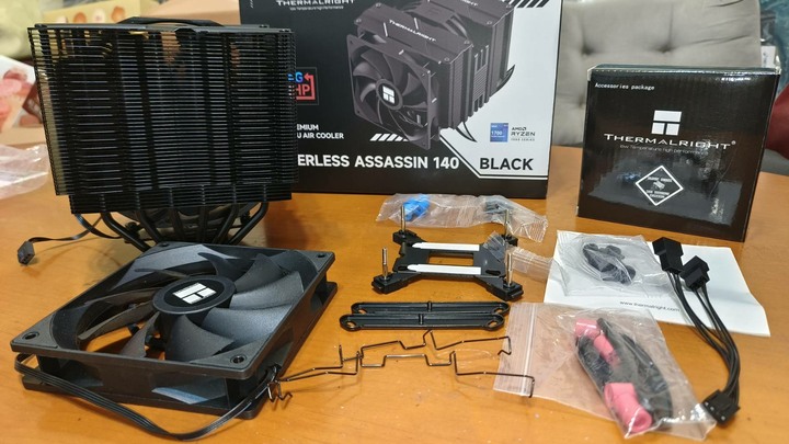 Thermalright利民 Peerless Assassin 140 奈米黑 6導管 雙塔雙風扇 散熱器 PA140