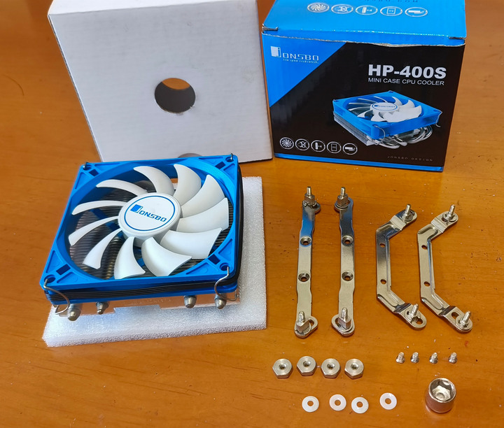 喬思伯 HP400S 下壓式散熱器 ITX CPU風扇 1700 AM4