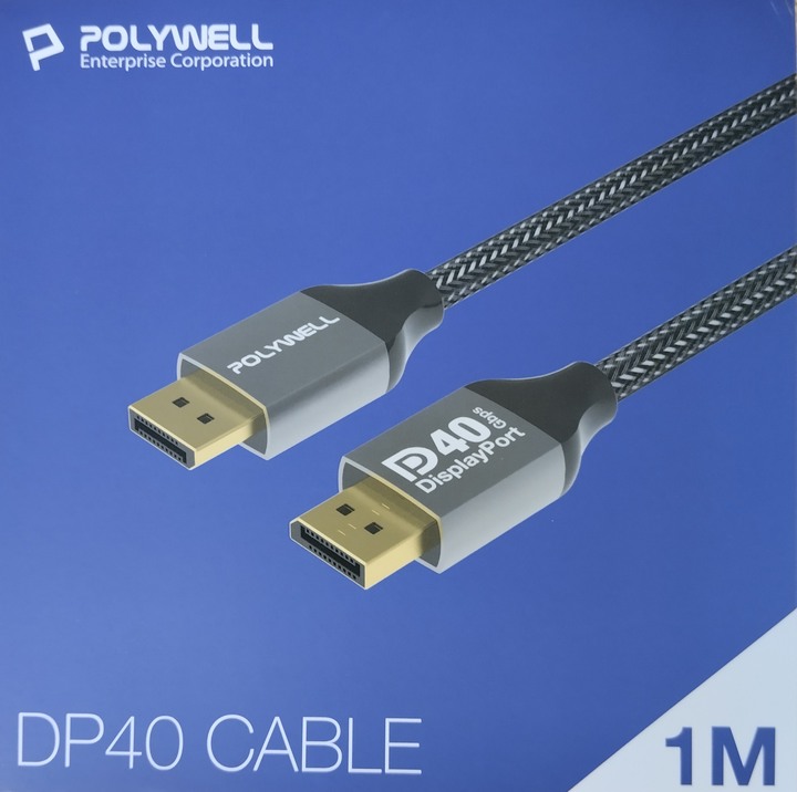二手 保固中 POLYWELL DP40 鋁合金編織線 1M 0 直購
