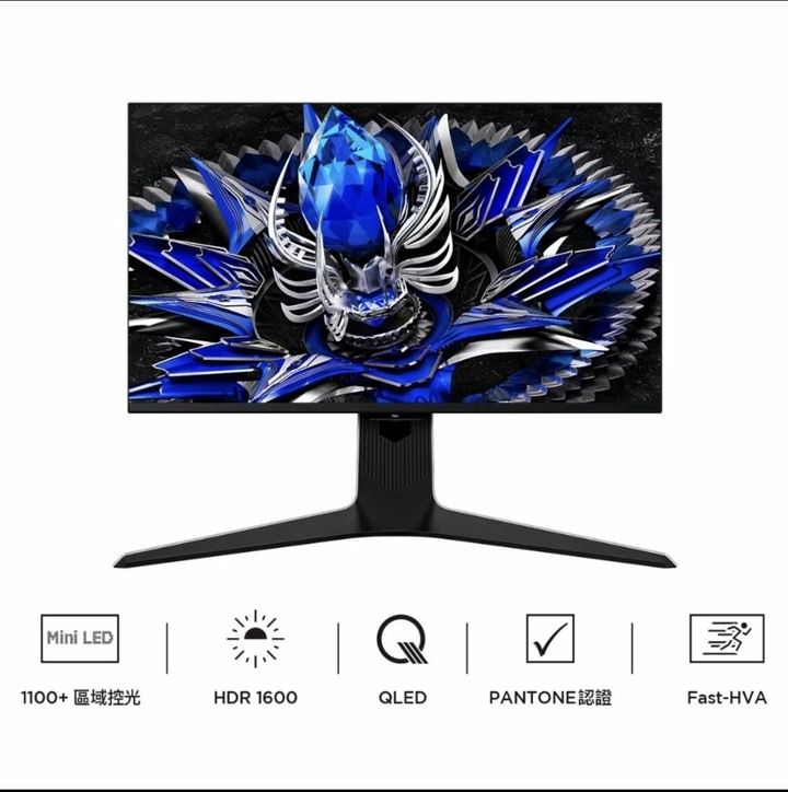 全新品 TCL 27吋 QD-MINI LED 電競顯示器 電競螢幕 27R83U