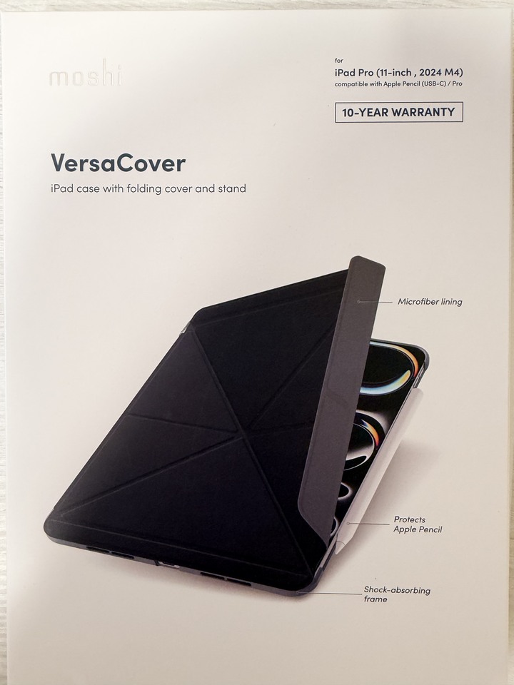 Moshi iPad Pro 11吋 (2024-26)VersaCover多角度前後保護套￼