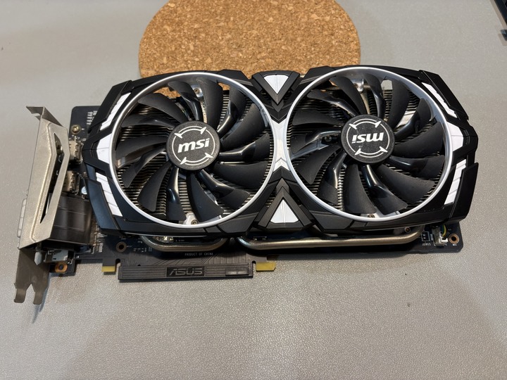 微星msi GeForce GTX1060 ARMOR 3G OCV1