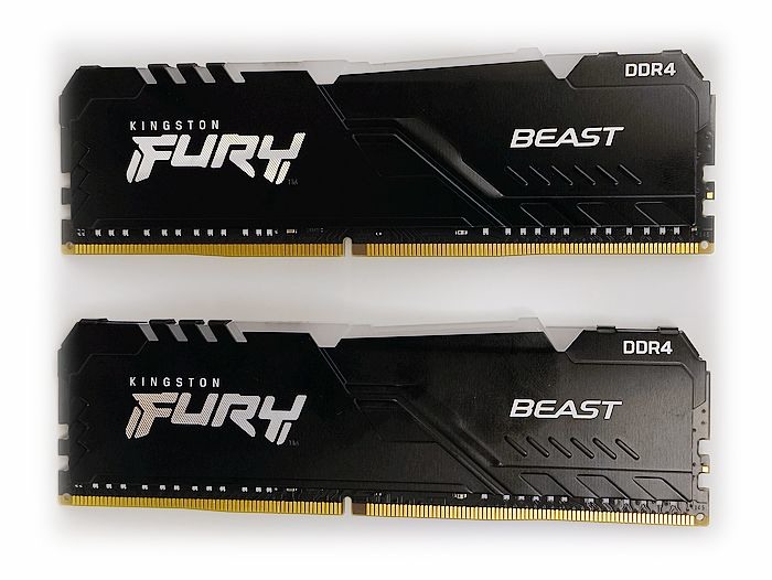 Kingston 金士頓 FURY Beast RGB DDR4-3200 16Gx2 記憶體(桌機)