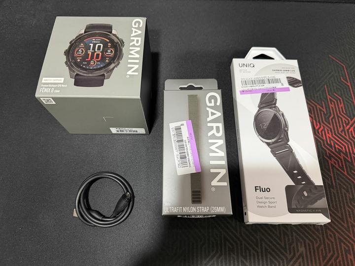 Garmin fenix 8 AMOLED 51mm 黑