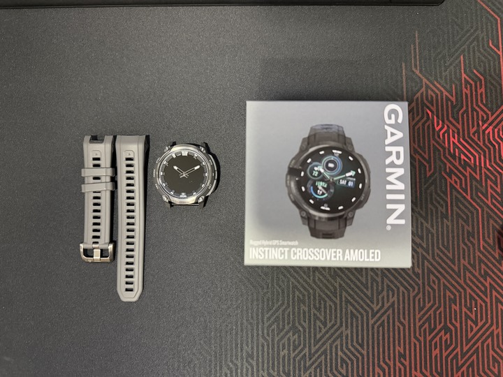 Garmin instinct crossover Amled 墨影灰