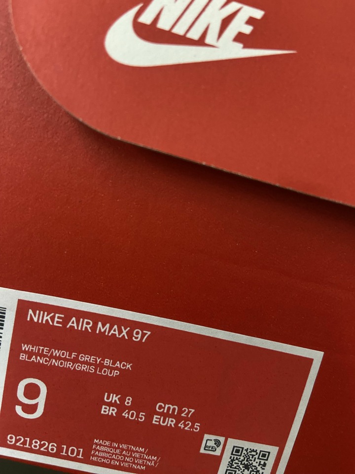 US9二手NIKE AIR MAX 97