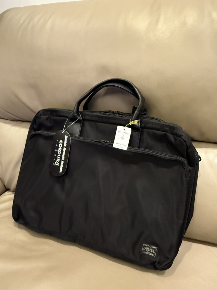 日本吉田PORTER / TIME 3WAY BRIEFCASE 655-06166 日本製 黑色 請先聊聊是否現貨