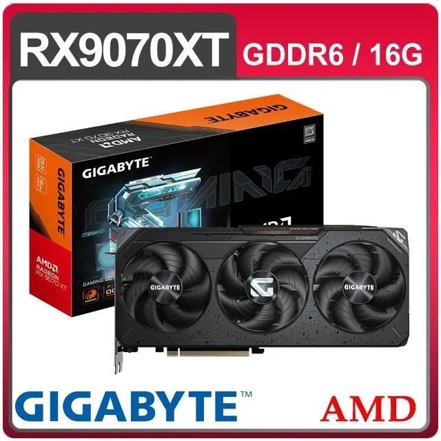 【全新未拆封】技嘉 Radeon RX 9070 XT GAMING 16G 顯示卡
