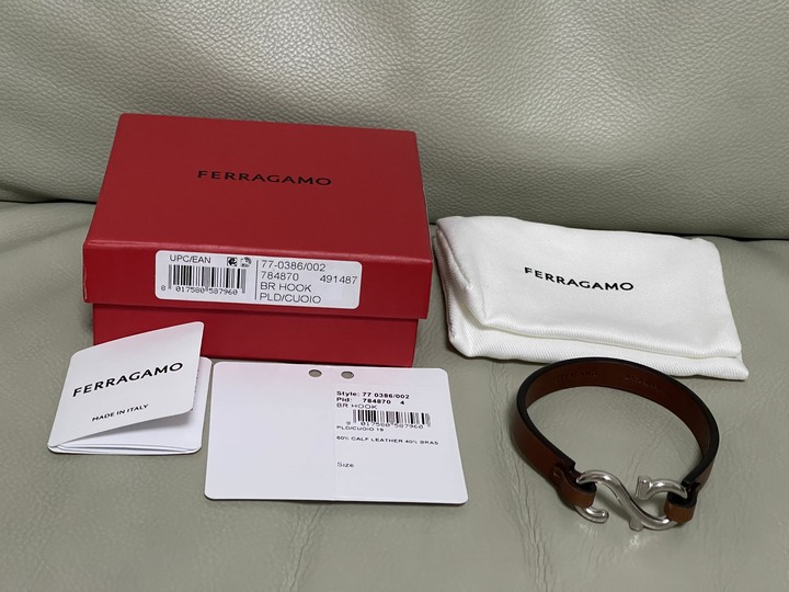 FERRAGAMO新款手環100%原廠公司貨！支持驗貨！超低賠本出售！