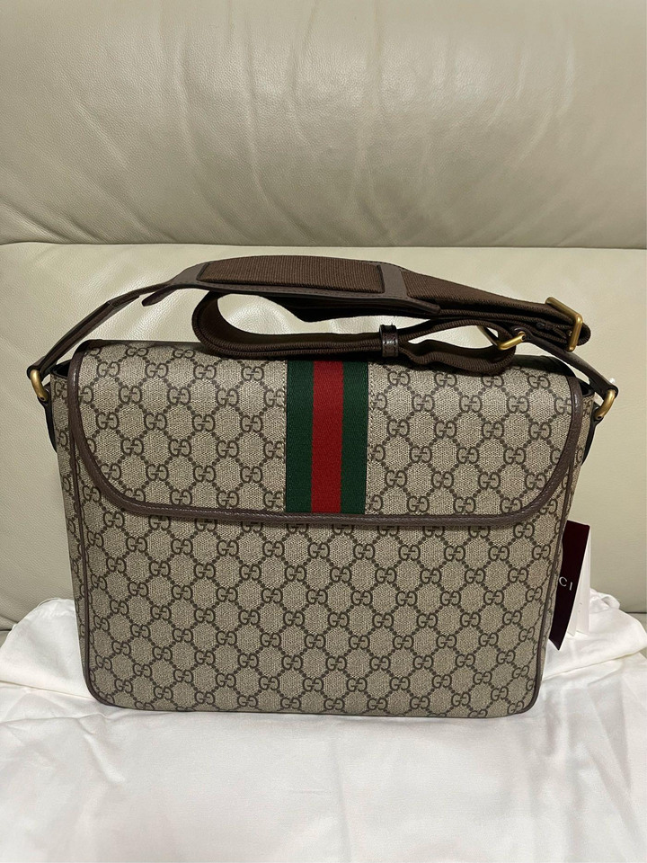 GUCCI專櫃新款綠紅綠掀蓋斜背包100%原廠公司貨！支持驗貨！超低賠本出售！