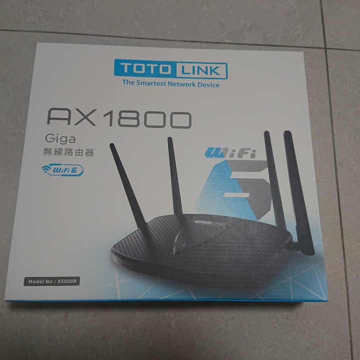 TOTOLINK X5000R AX1800 WiFi 6 Giga無線路由器
