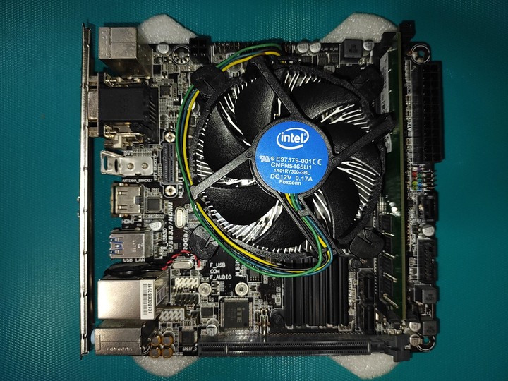 ITX半套電腦 GA-H110N(m.2)+i5-6600+8G