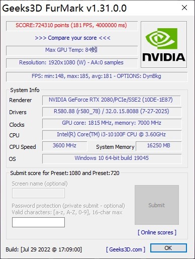 微星 魔龍RTX2080 GAMING X TRIO