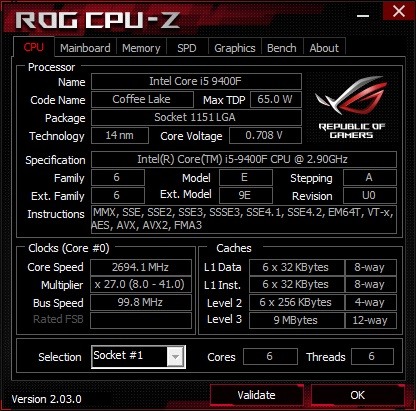 九代高顏值半套電腦 i5-9400F+B360+DDR4-8G