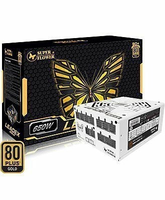 振華 SUPER-FLOWER 80+金牌650w全模組白色電源