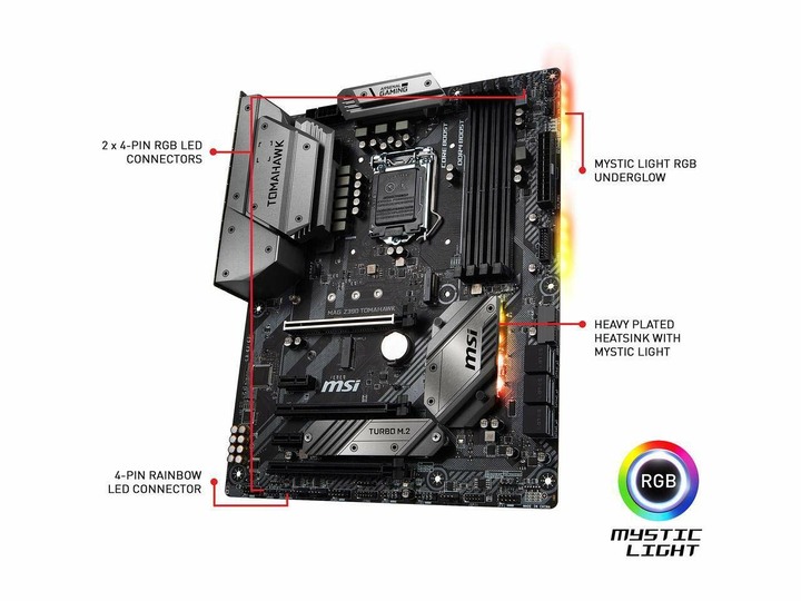 九代主機板 MSI MAG Z390 TOMAHAWK