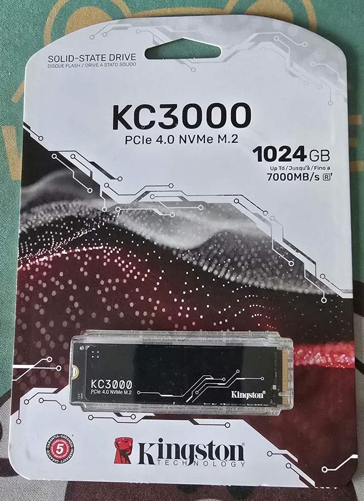 Kingston金士頓 KC3000 1TB M.2 PCIe Gen4x4 SSD