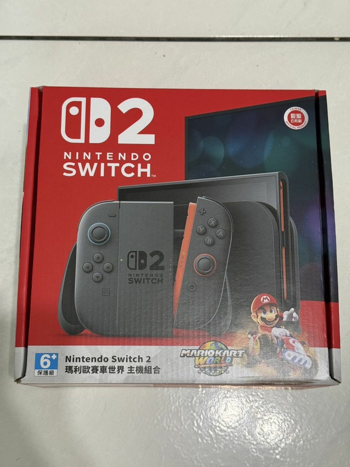 全新台北面交 任天堂 Switch 2 主機 瑪莉歐賽車組合 14900