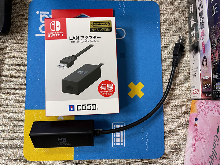 完整盒裝 Switch主機有線網路lan Usb連接器nsw 004 9成新 750 Mobile01