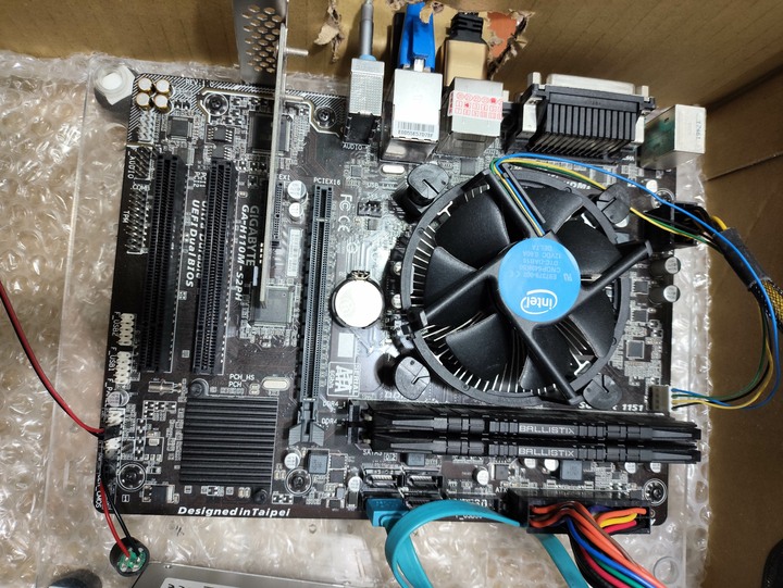 INTEL I5-7500CPU+主機板+酷媽550W電源