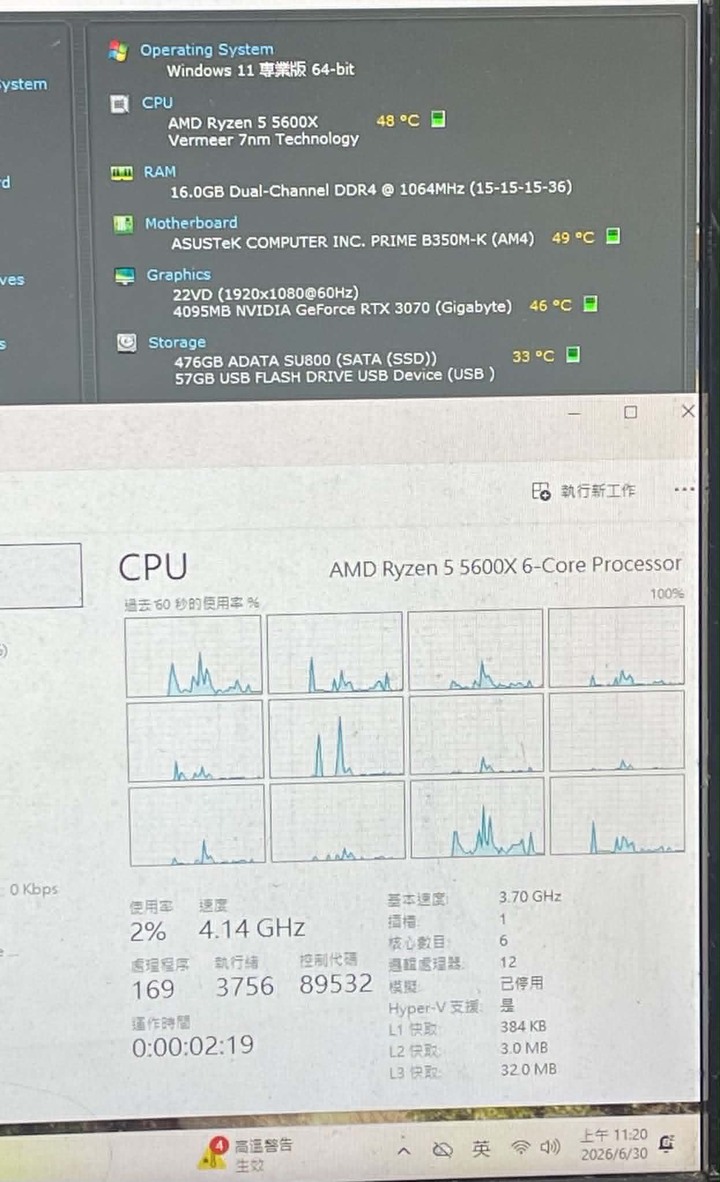 【賣福氣主機】→ R5 5600X+RTX 3070 8G 遊戲主機