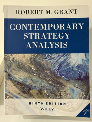策略管理原文書 Contemporary Strategy Analysis WILEY Robert M. Grant