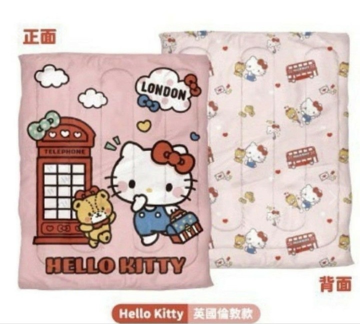 Hello Kitty凱蒂貓 雙面涼被 三麗鷗 英國倫敦款