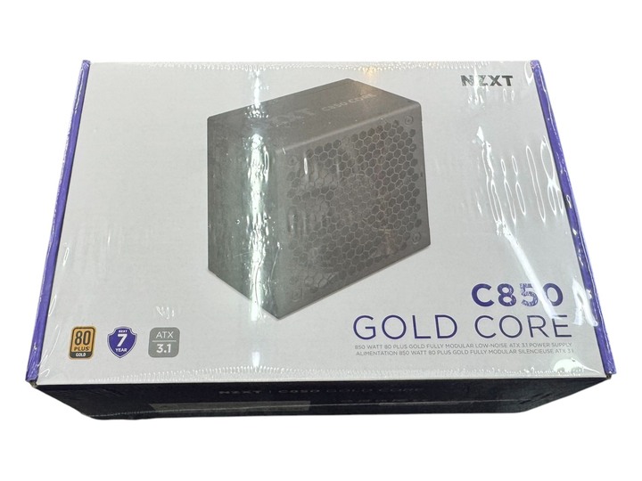 恩傑NZXT C850 Gold ATX 3.1 850W 金牌全模組 電源供應器