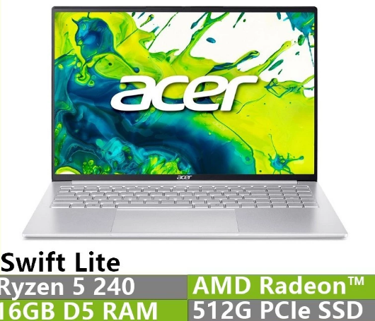 SFL16-41M-R10R(Ryzen 5 240/16G/512G/16")
