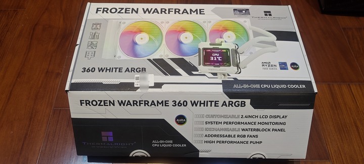 利民 FROZEN WARFRAME 360 WHITE ARGB 全新品