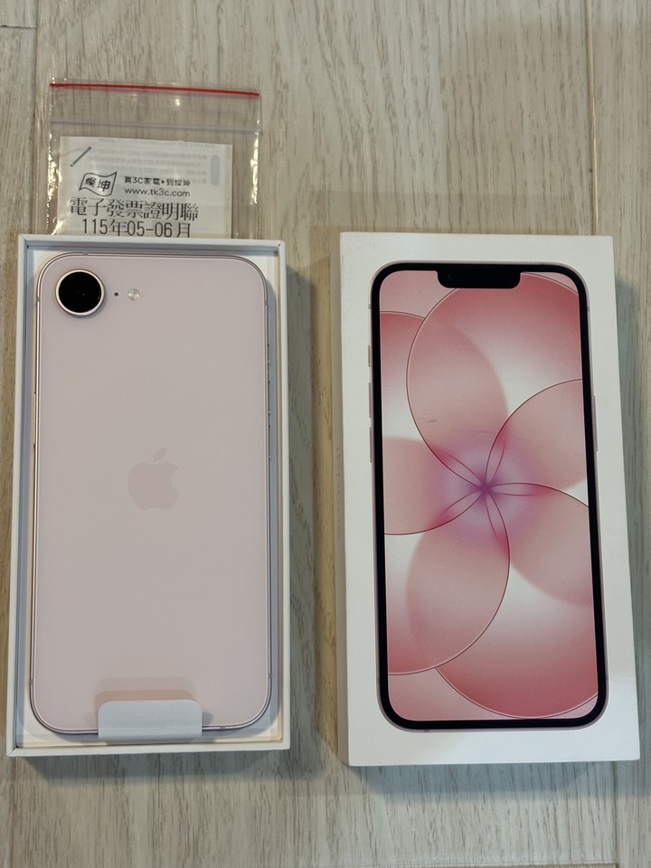 全新 iPhone 17e 粉色 燦坤$21900購入