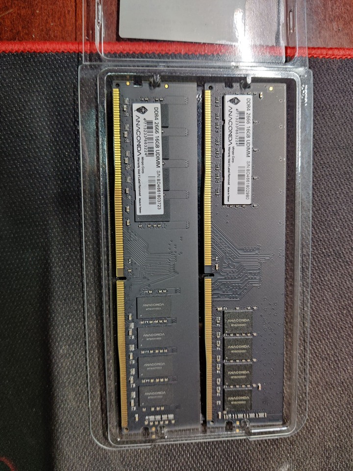 ddr4 2666 32G(16g*2)
