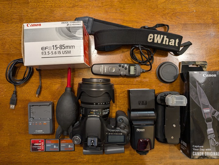 Canon 50D + Canon 15-85mm