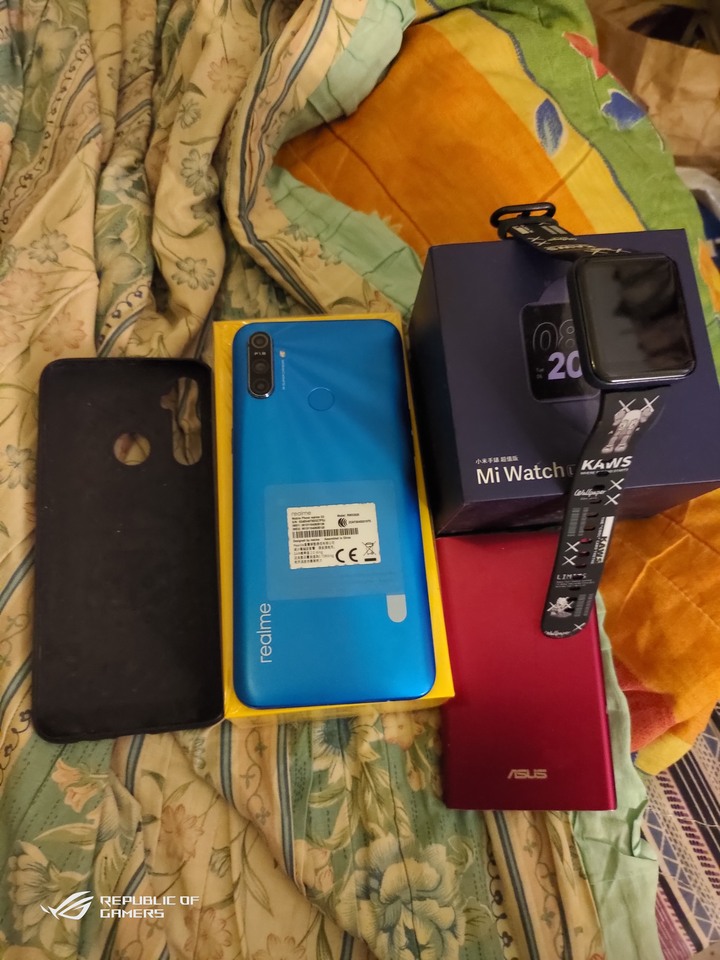 Realme C3+手錶+行電