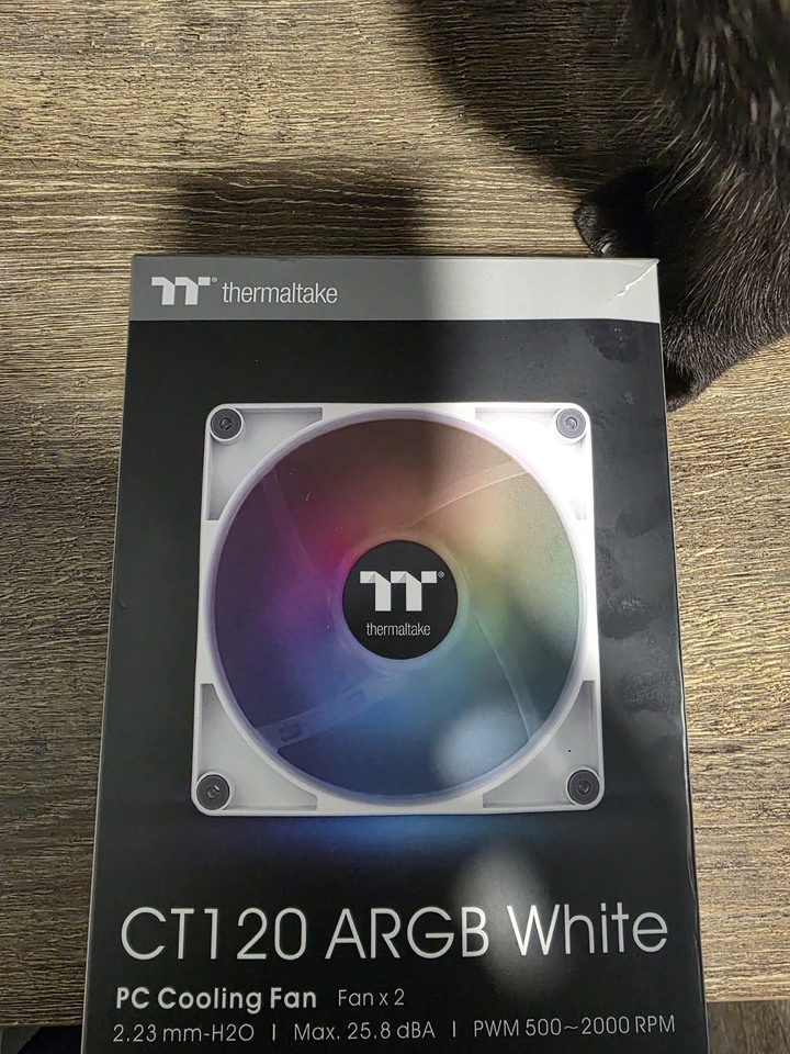 CT120 ARGB 主板連動系統散熱風扇 (雙顆包)