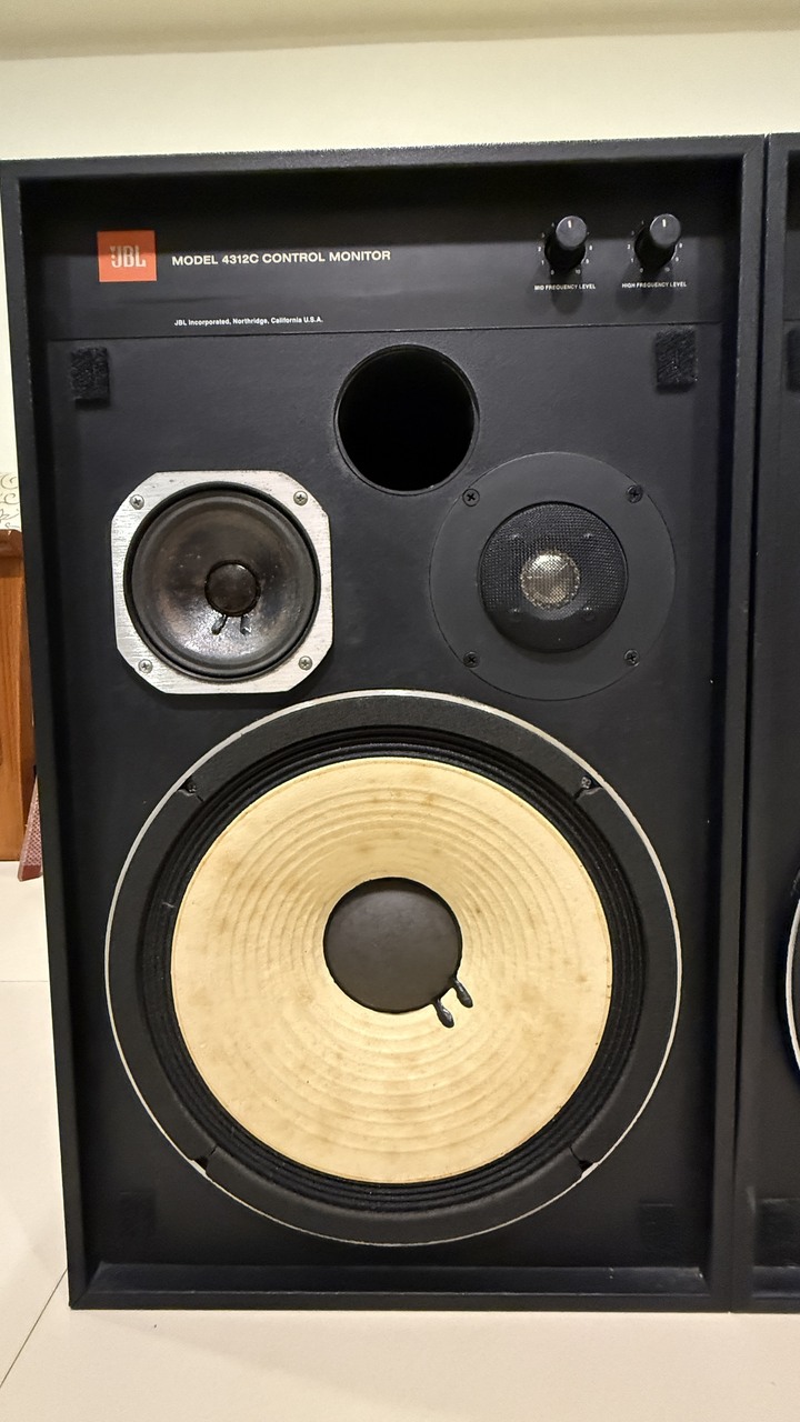 【出售】一手原裝無改 JBL 4312C 經典錄音室監聽喇叭（已Run開 / 限自取）