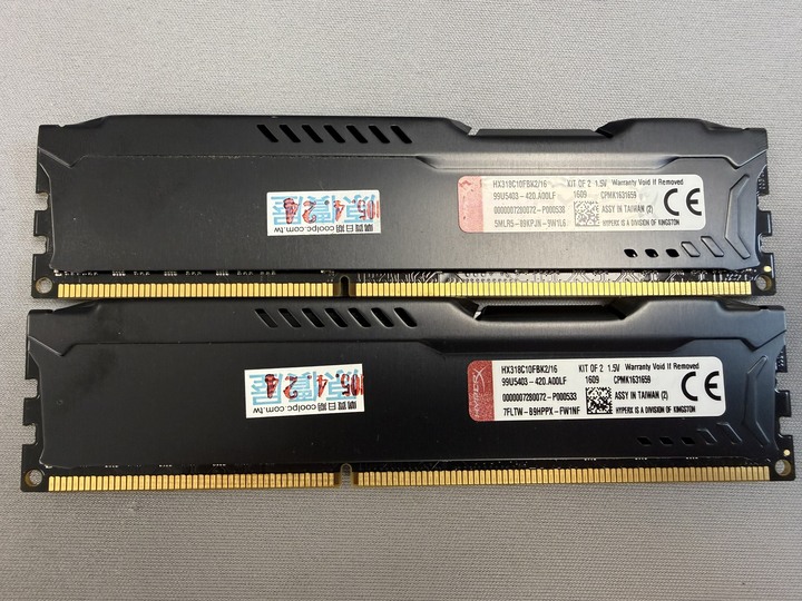 16G x2 DDR3