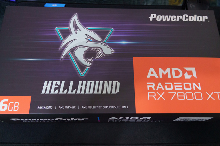撼訊 hellhound RX7800XT 16GB