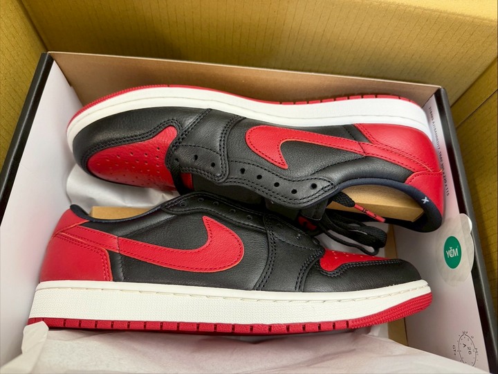 Air Jordan 1 Low黑紅禁穿 全新US10.5