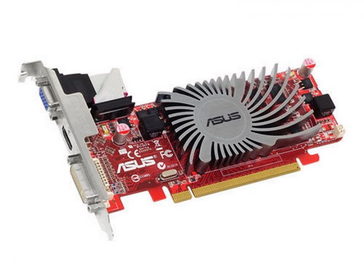 ASUS 華碩 HD7350-SL-1GD3-L-DP 靜音版顯示卡、PCI-E介面、二手拆機測試良品