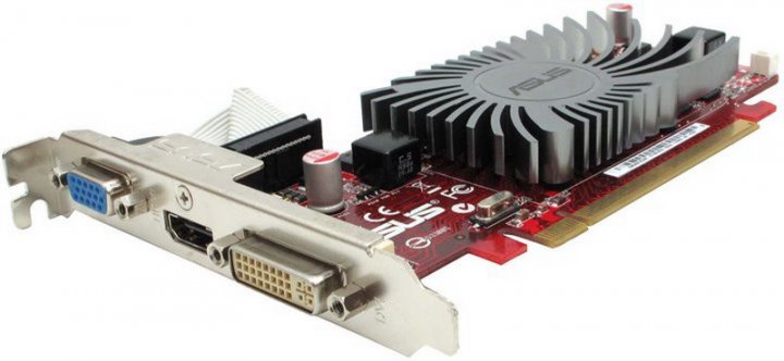 ASUS 華碩 HD7350-SL-1GD3-L-DP 靜音版顯示卡、PCI-E介面、二手拆機測試良品