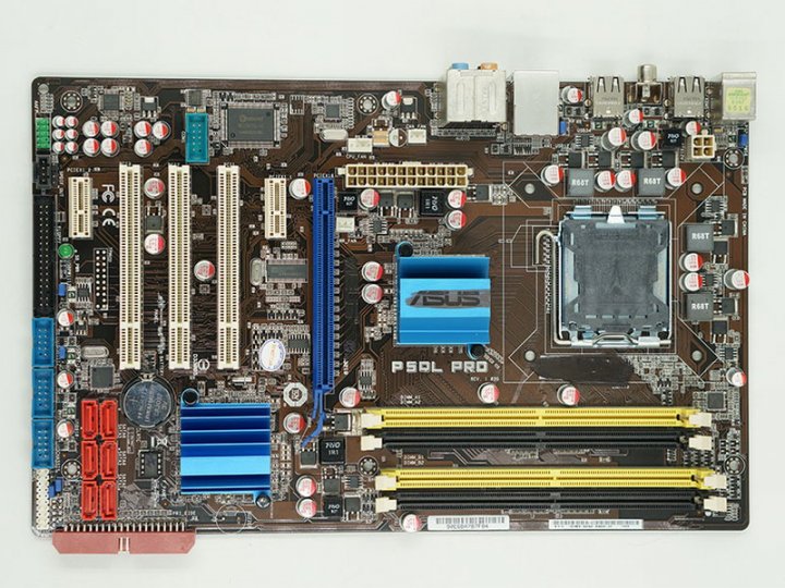 華碩 P5QL-PRO 775腳位主機板、PCI-E插槽、DDR2(8G)、Intel P43晶片組、拆機良品、附檔板