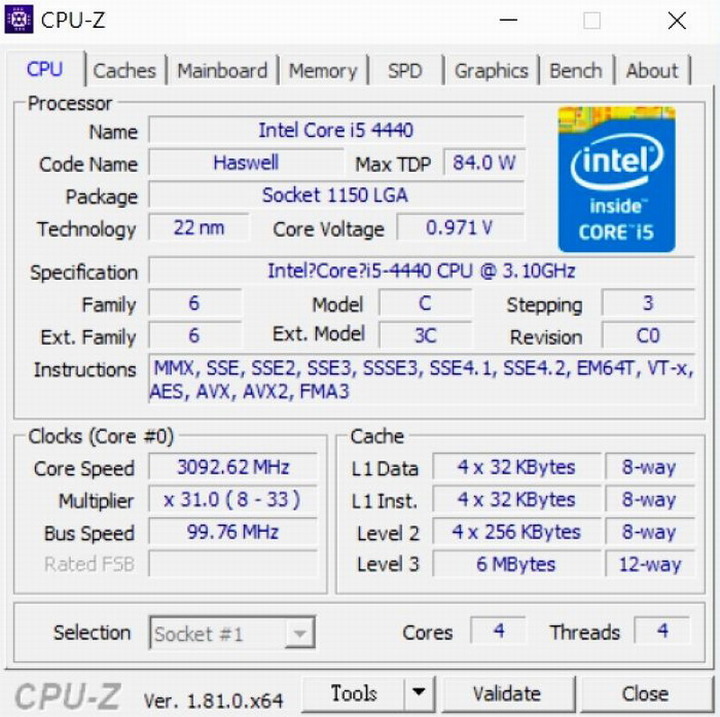Core i5-4440 處理器+華碩 H81M-E 主機板+DDR3 8G 記憶體、附擋板與風扇【自取優惠價2699】