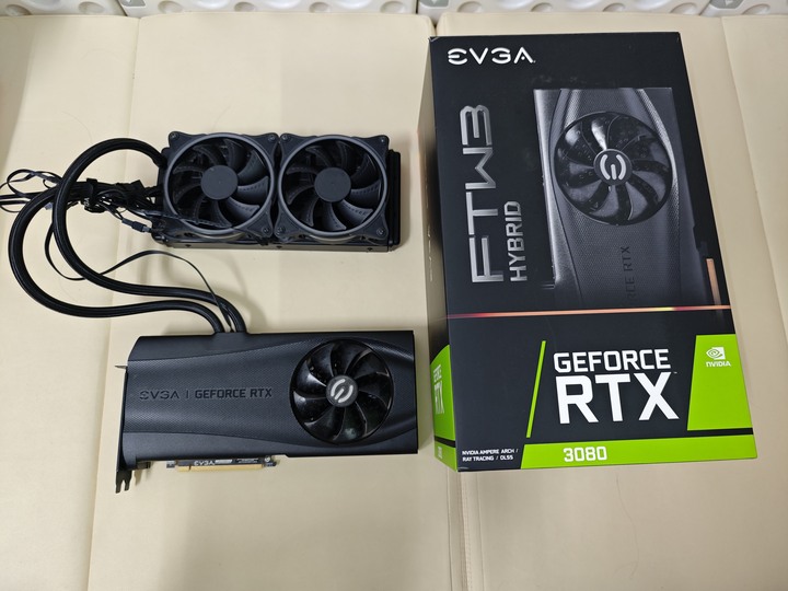 EVGA RTX 3080 FTW3 ULTRA HYBRID 10GB 水冷帝版