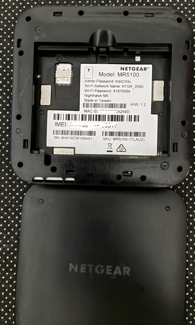 Netgear M5 MR5100 MR5200 5G 4G LTE 行動分享器