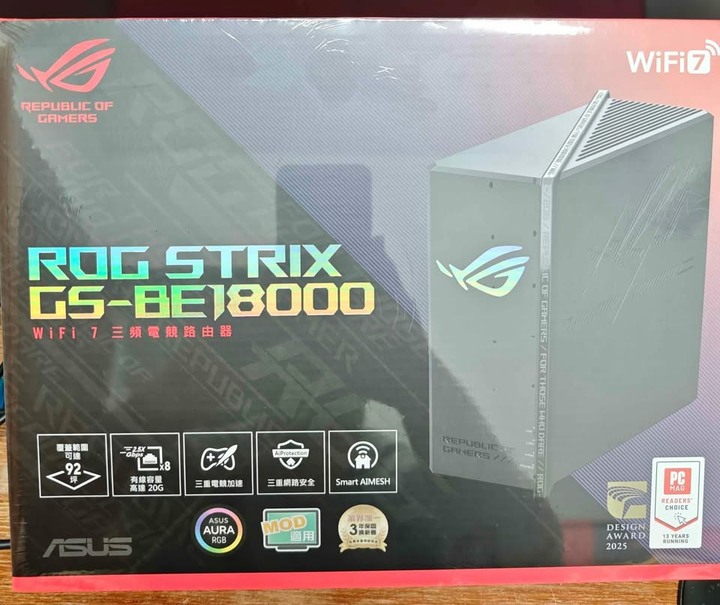 華碩 ROG STRIX GS-BE18000