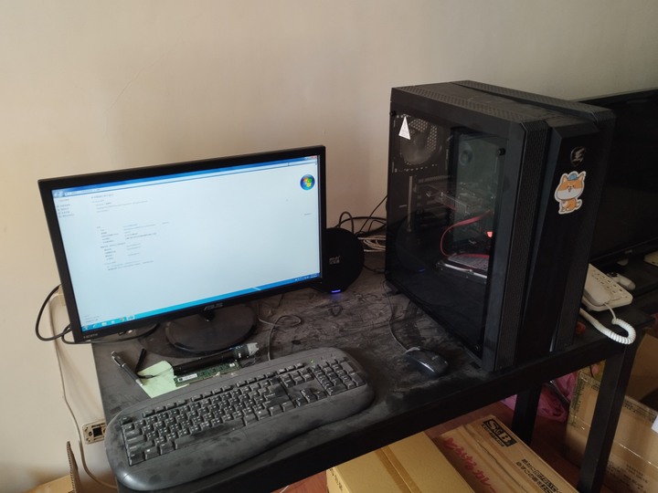 ryzen 5 2600x+32g雙通道主機一台（缺硬碟）